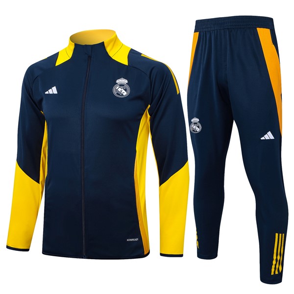 Trainingsanzug Real Madrid 2024-2025 Blau Gelb 3